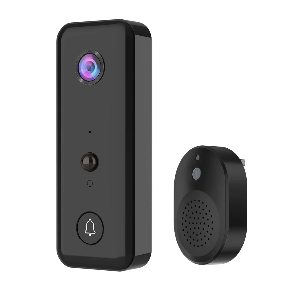 Clear Images 720P Video Doorbell 2.4G Doorbell Camera Infrared LEDs Long-lasting Security Real-time Monitoring