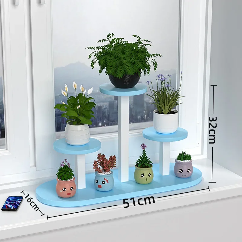 

Modern Window sill flower rack wrought iron bay window multi-layer flower rack flower pot rack table rack