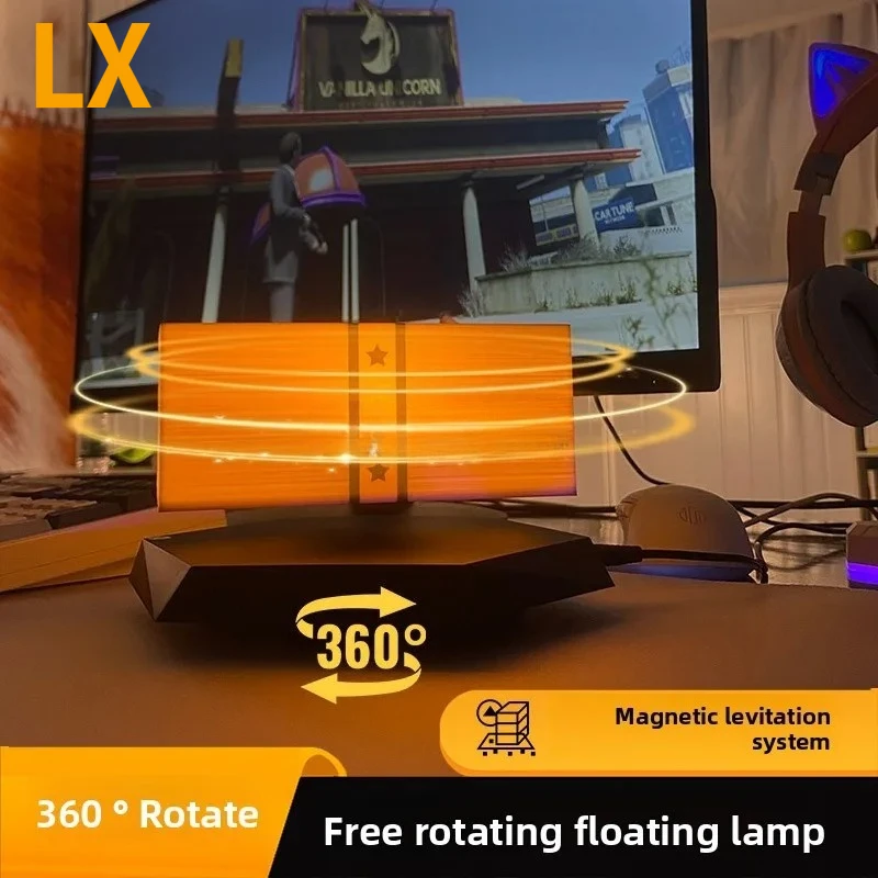 

GTA5 Maglev Golden Lantern Grand Theft Auto Game Peripheral TK Same As Grand Theft Auto Floating Money Lamp for Gift Dollar Lamp