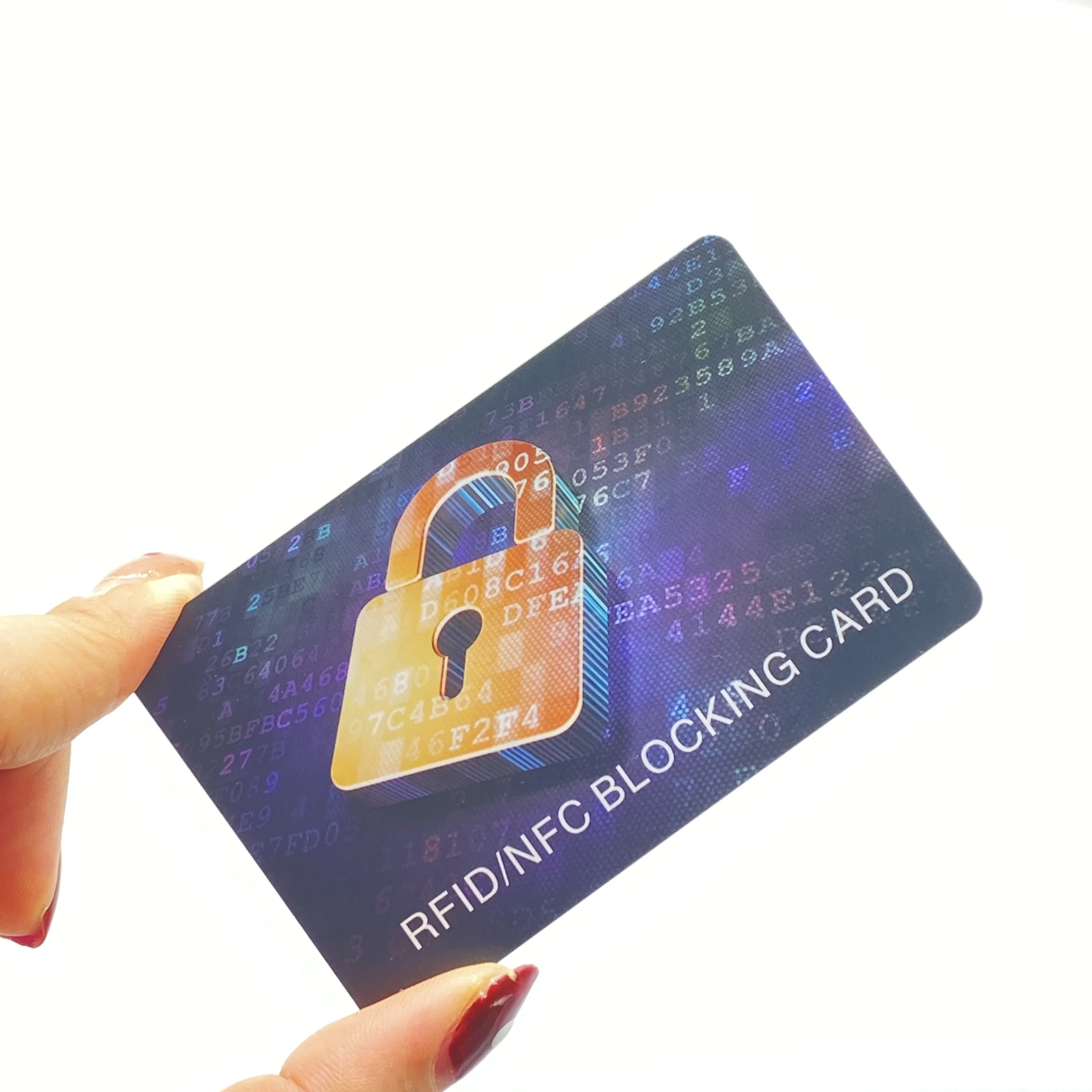 أفضل سعر مع حبل بطاقة الأعمال البلاستيكية الشفافة