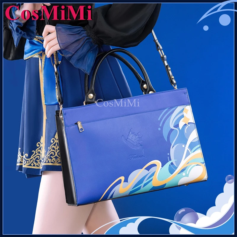 CosMiMi Game Genshin Impact Furina Косплей Тема Impression Портфель Ежедневный консервативный пригородный рюкзак Сумка-мессенджер Прекрасный Itabag