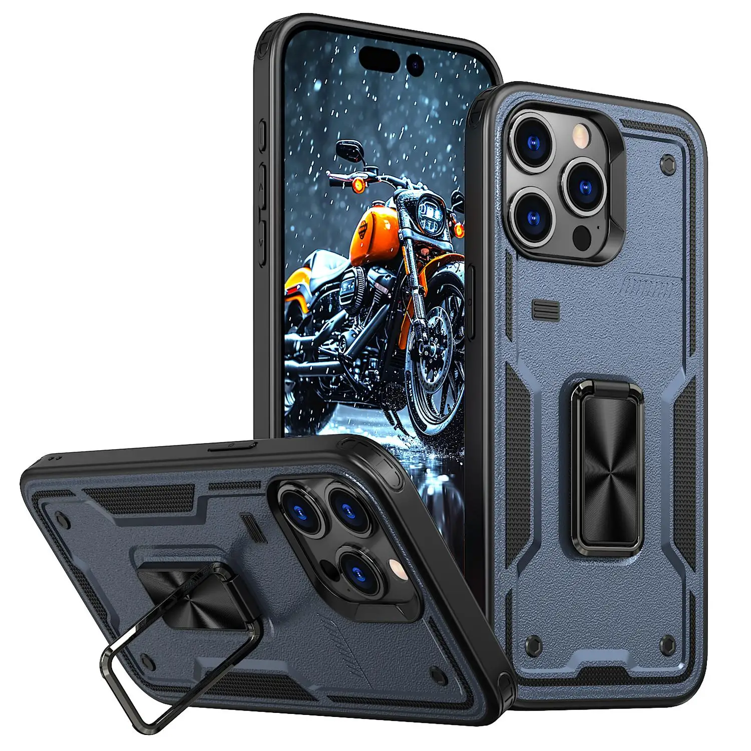 

For iPhone 11 12 13 14 Pro Max/14 Plus/12 Pro/13 Pro Max/iPhone XR Shockproof phone case car magnetic bracket protective cover