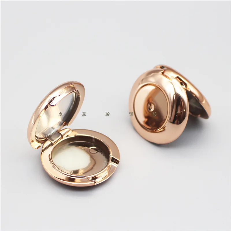0.2-1g Eyeshadow Palette Round Monochromatic Case Small 25mm Portable Shadow Highlight Box for Mini Cosmetic Sample