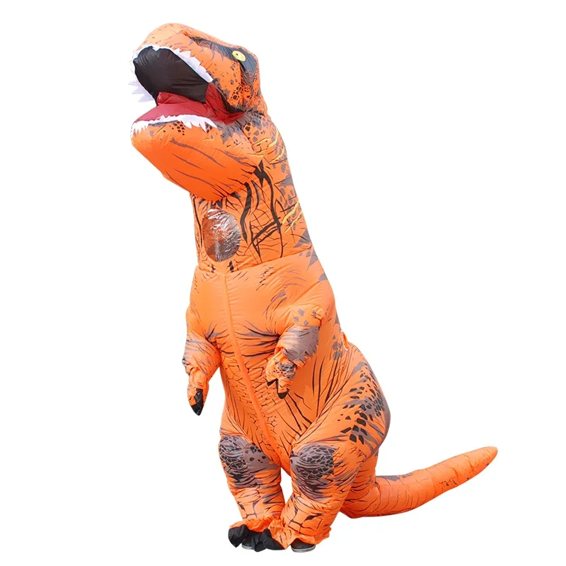 Costume Gonflable de Dinosaure pour Adulte et Enfant, Cosplay Complet, Accessoires de ixAmusants, Halloween, Surprise d'Anniversaire