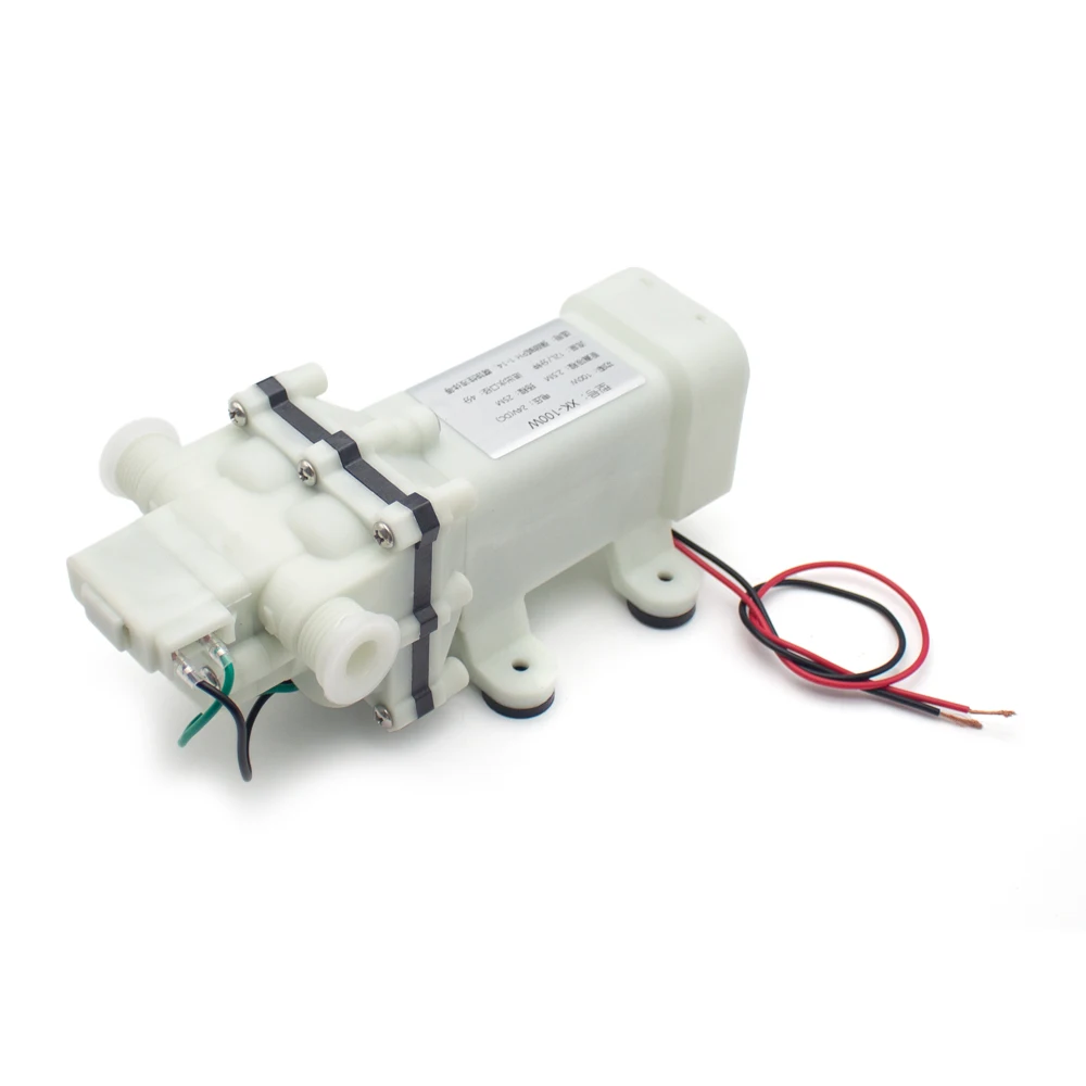 Electric Self-Priming Diaphragm Pump – 24V DC, 12L/min, G1/2 Male Thread, Corrosion-Resistant Materials