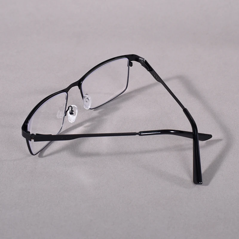 Männer Business Vollformat Design Lesebrille Blau Licht Blockieren Flexible Klassische Retro Presbyopie Brillen Mit Frühling +1 – Detail 8