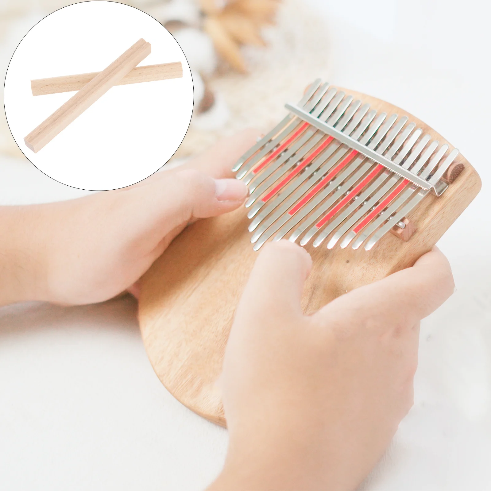 

6Pcs Thumb Piano Bridge Replacement Parts Sturdy Trustworthy Tool Multiple Tasks Simultaneously Kalimba Bridge