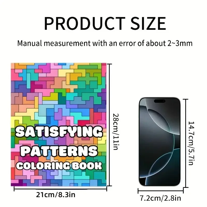 Bview Art Advanced Adult Colorists' Book: 24-Page Premium Coloring Pages with Highly Detailed Patterns for Creative Fun