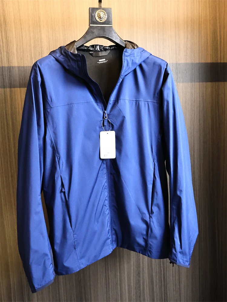 

Легкая высокая дышащая уличная функциональная мужская куртка с капюшоном, осенняя спортивная ветровка Faion Urban Sle, водонепроницаемая