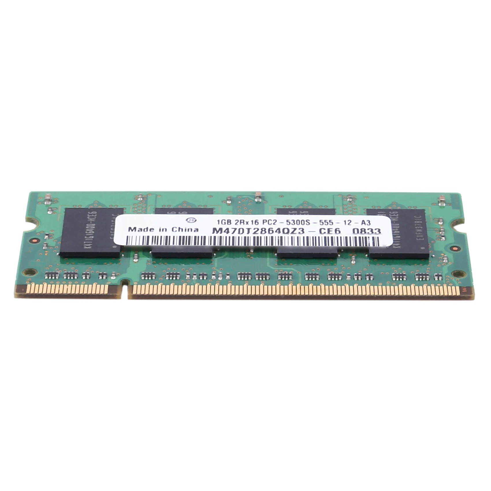 인텔 AMD용 노트북 RAM 메모리, DDR2 1GB, 677Mhz PC2-5300S-555 200 핀, 2RX16 SODIMM