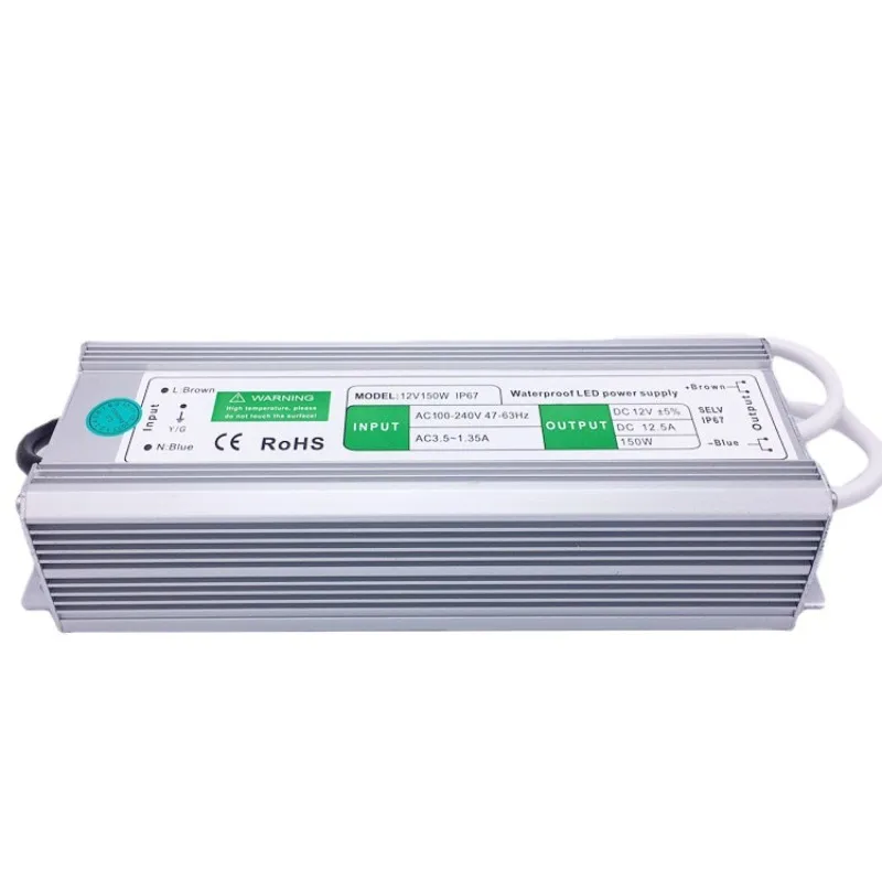 150W outdoor waterproof power supply 12V24V led display advertising light box engineering power supply