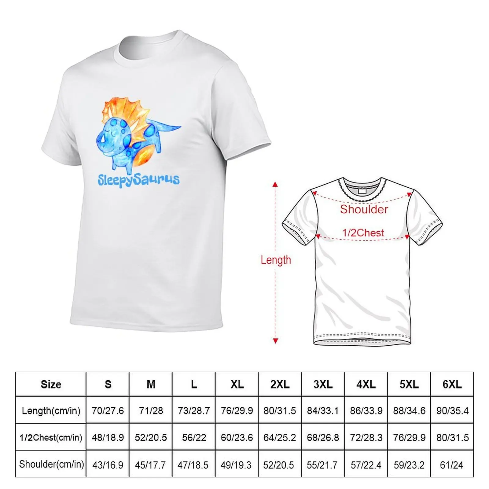 Sleepysaurus تي شيرت القطن تي شيرت رجل تي شيرت للرجل سليم صالح رجل تي شيرت للرجال تي شيرت غير رسمي