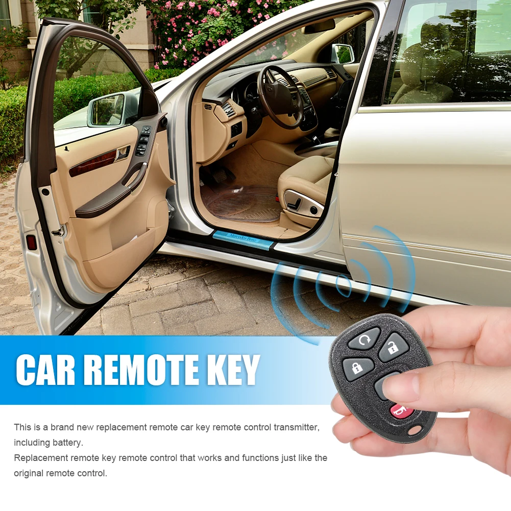 5 Buttons Keyless Go Remote Control Car Key 315Mhz Remote Key Fob for Chevrolet Tahoe Traverse for GMC Yukon Acadia