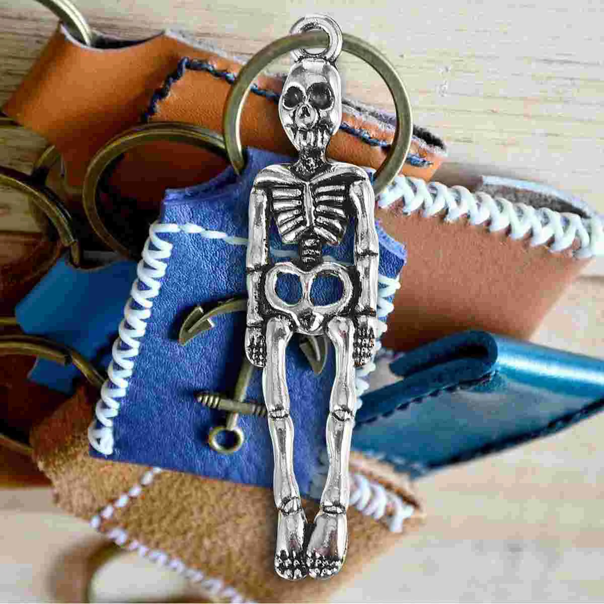 

50 Pcs Skull Zinc Alloy Ghost Pendant Jewelry Pendants Making Charms Body Punk Halloween Necklace Bracelets