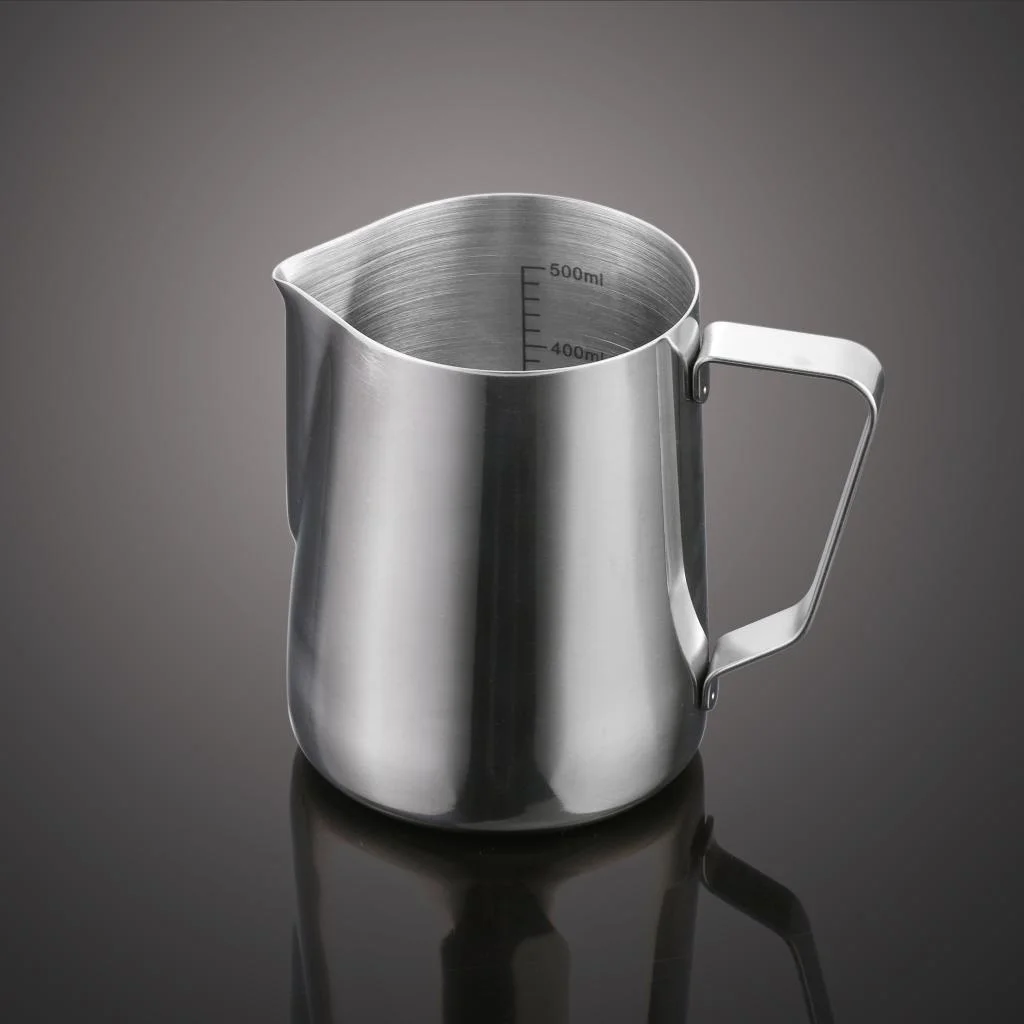 100/350/600Ml Milk Jugs Fashion Stainless Steel Milk Craft Milk Frothing Pitcher Coffee Latte Frothing Art Jug Pitcher Mug Cup