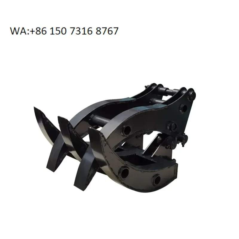 2026 Hydraulic Wood Grabber Attachment 1.5 Ton Mini Excavator Grapple with Motor & Pump
