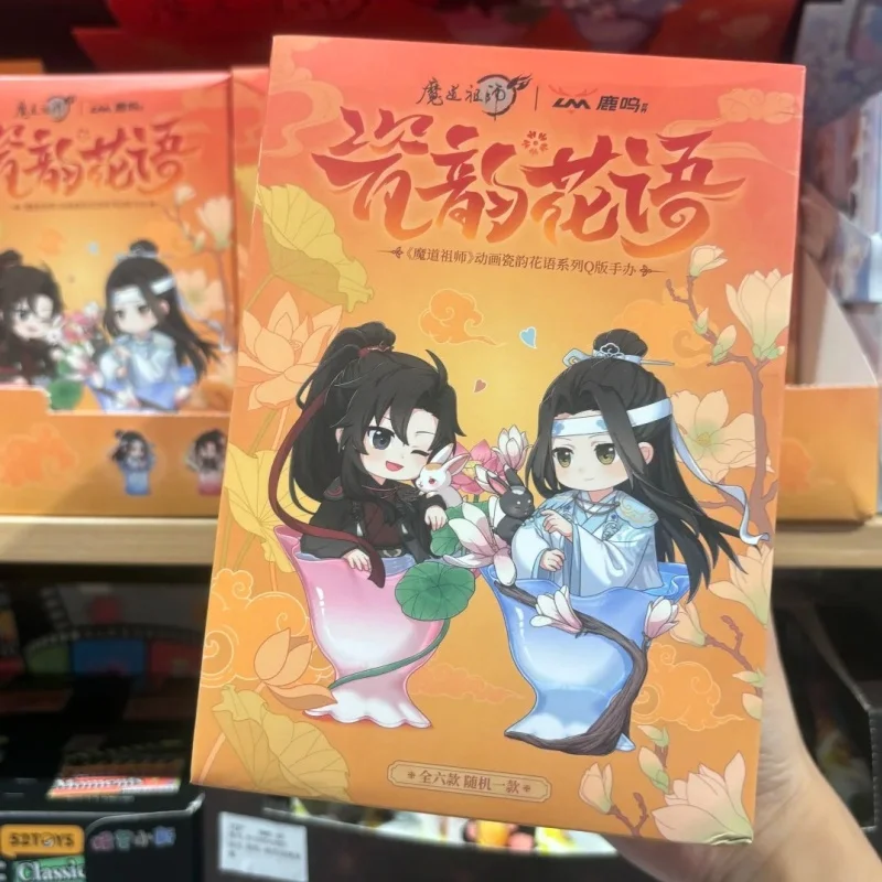 

Оригинальный Mdzs Modaozushi, неограниченная игрушка, фарфоровая рим, серия цветочных языков, слепая коробка, Q-версия, мини-фигурка, коллекция, подарок