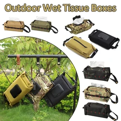 Tissue Box Holder Waterproof Napkin Paper Tissue Case Toilet Paper Dispenser Box Holder Storage Bag for Outdoor Camping Hiking