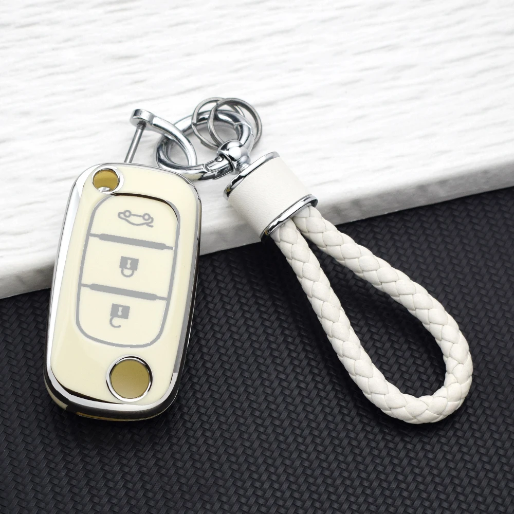 3 Buttons TPU Car Key Case for Renault Fluence Clio Megane Kangoo Modus Auto Key Cover Fob Accessories
