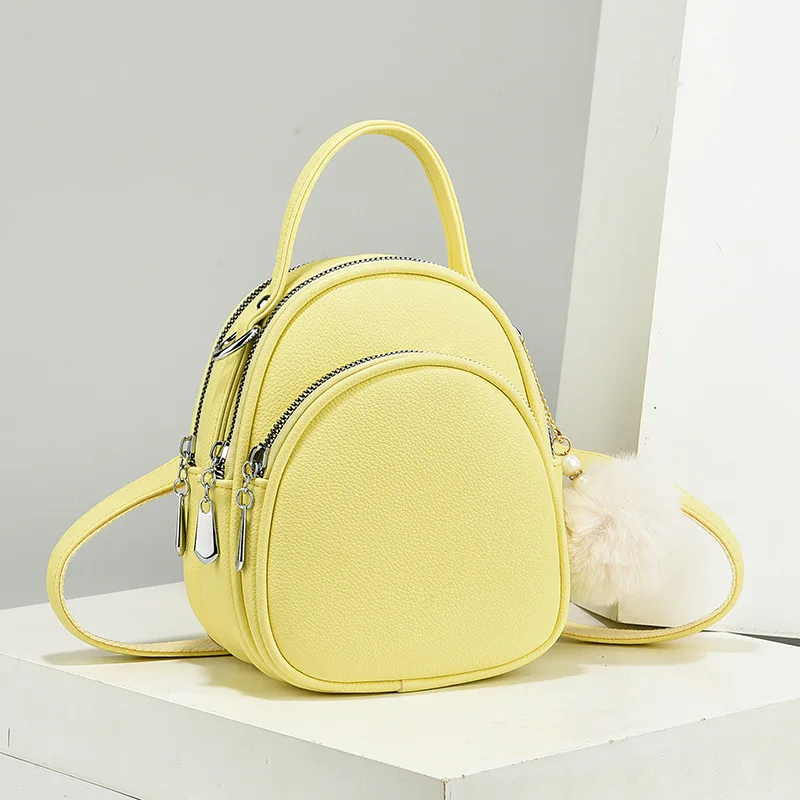 

Minimalist Compact Square Women's Bag - Stylish Versatile Backpack, Shoulder, Crossbody & Trendy Mini Phone Bag