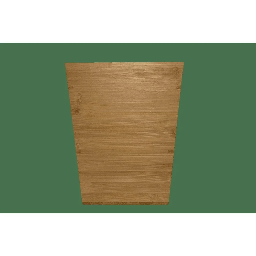 

Bamboo Bathroom Wastebasket Eco-Friendly Compact Trash Can Open Top Design Modern Waste Bin Indoor Use Wooden Organizer