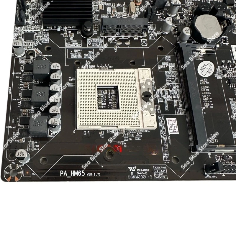 Industrial  board PA_HM65 VER: 1.71 IQE-M1E365781 all-in-one machine/main board 989 pins D3 LVDS 17 * 17 used dismantling board