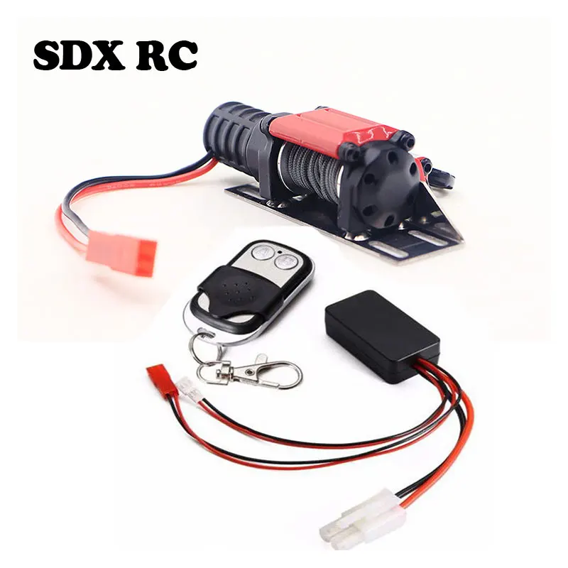 

Automatic Winch and Wireless Remote Controller Receiver for 1/10 RC Crawler Car Axial SCX10 TRX-4 D90 TF2 Tamiya CC01 S95