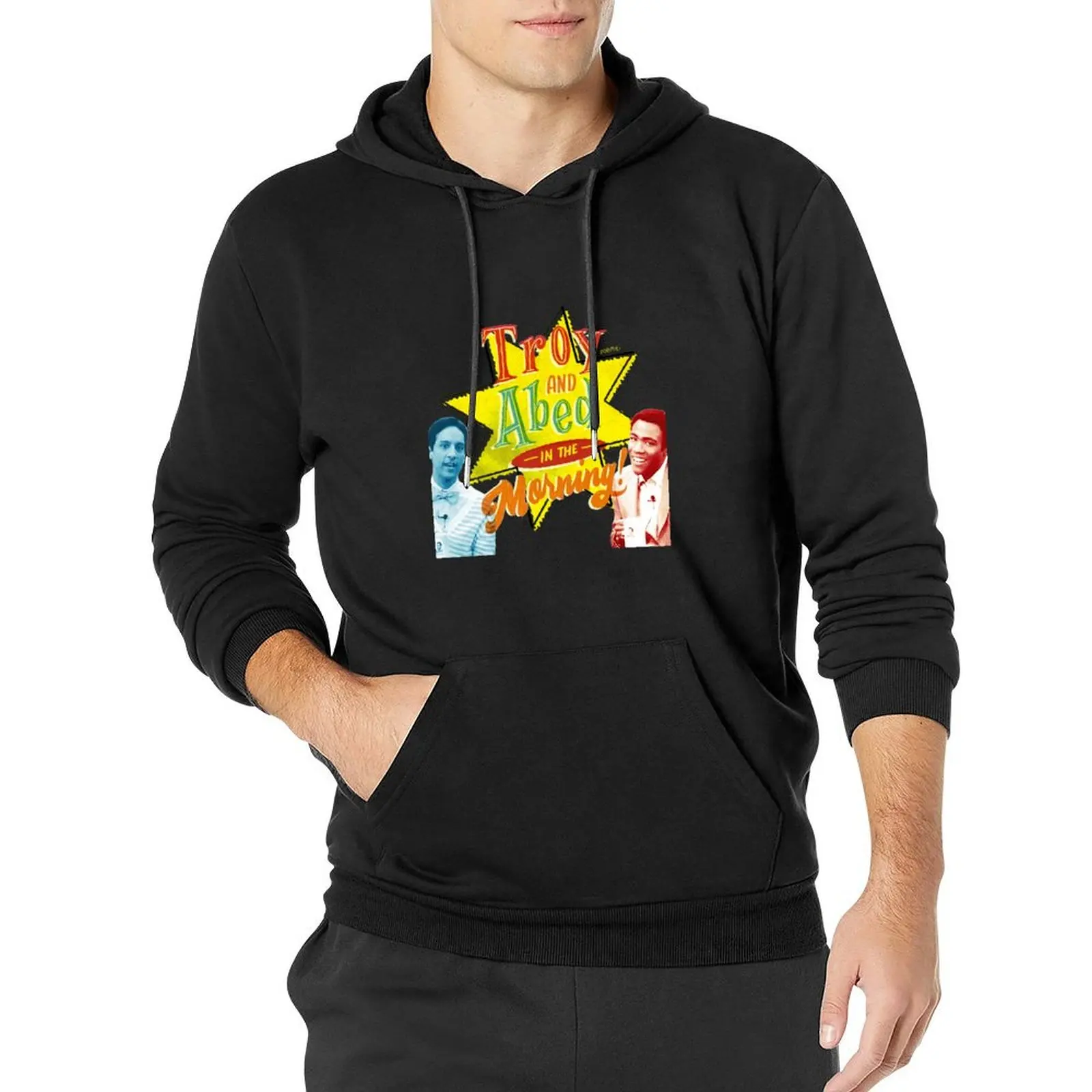 Troy and Abed in the Morning! Pullover Hoodie autumn autumn new products men clothing hoodie man