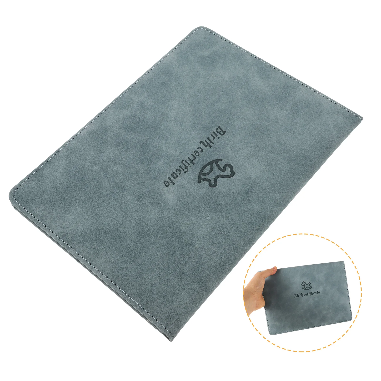 Fine Birth Certificate Protector Sturdy to Use Reliable Baby Document Organizer Sleeve Certificate Protector