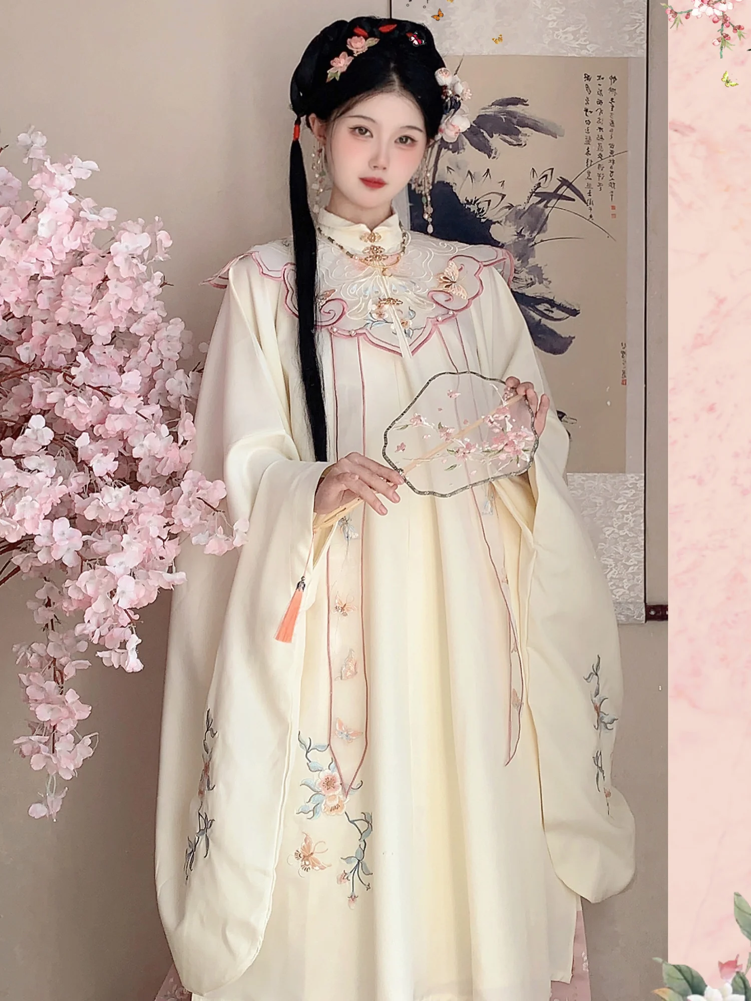 

Women Hanfu Dress Chinese Ming Dynasty Traditional Hanfu Set Female Cosplay Costume Summer Dress Hanfu Clothes