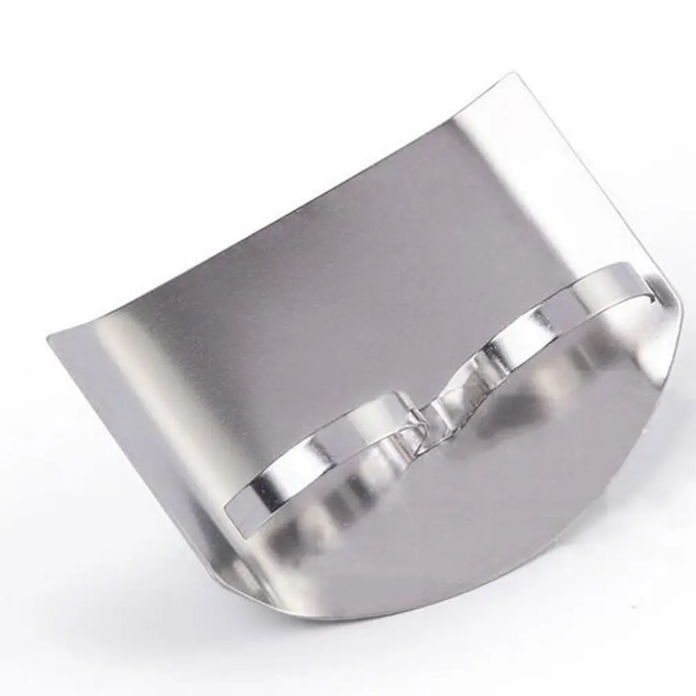 Protector de dedos de acero inoxidable, herramienta de cocina para proteger los dedos, cuchillo de corte seguro
