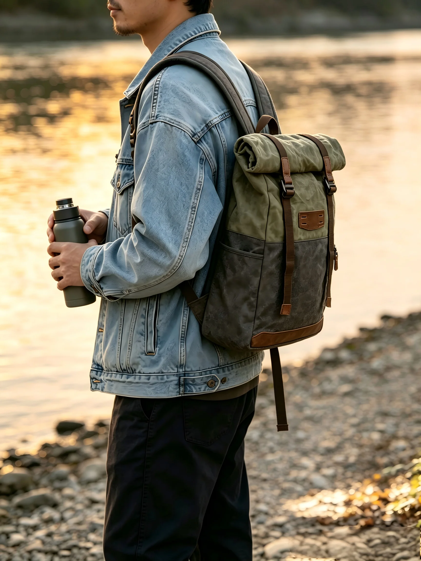 sac-a-dos-vintage-en-toile-ciree-color-block-grande-capacite-style-retro-minimaliste-pour-randonnee-voyage-alpinisme