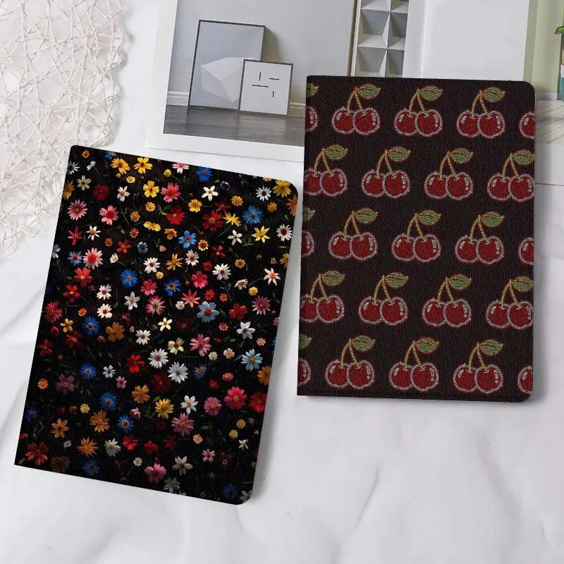

Colorful Floral Pattern Art Gift Tablet Case For Samsung Tab Galaxy S6 S11 A A7 A8 A9 A11 10.1 10.4 10.5 Plus Lite