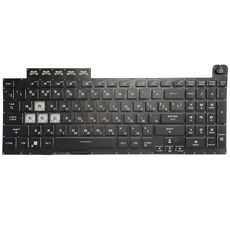 NEW Russian RGB Backlit Keyboard For ASUS TUF Gaming F15 FX506 FA506 FA506Q FX506H FX506LI FX506LH F17 FX706 FA706 FX706LI