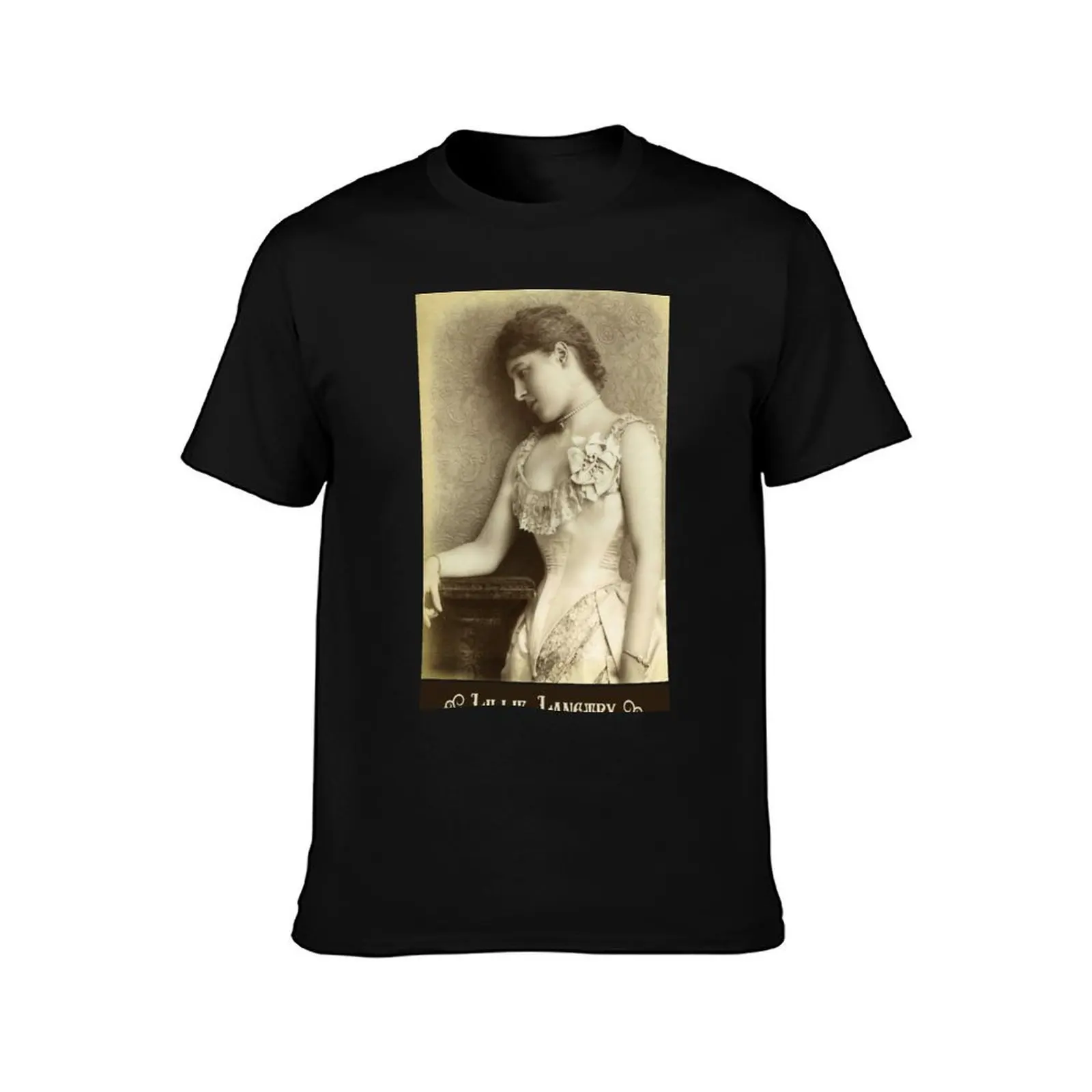 Lillie Langtry T-Shirt Stylish Graphic Short Sleeve Top T-Shirt