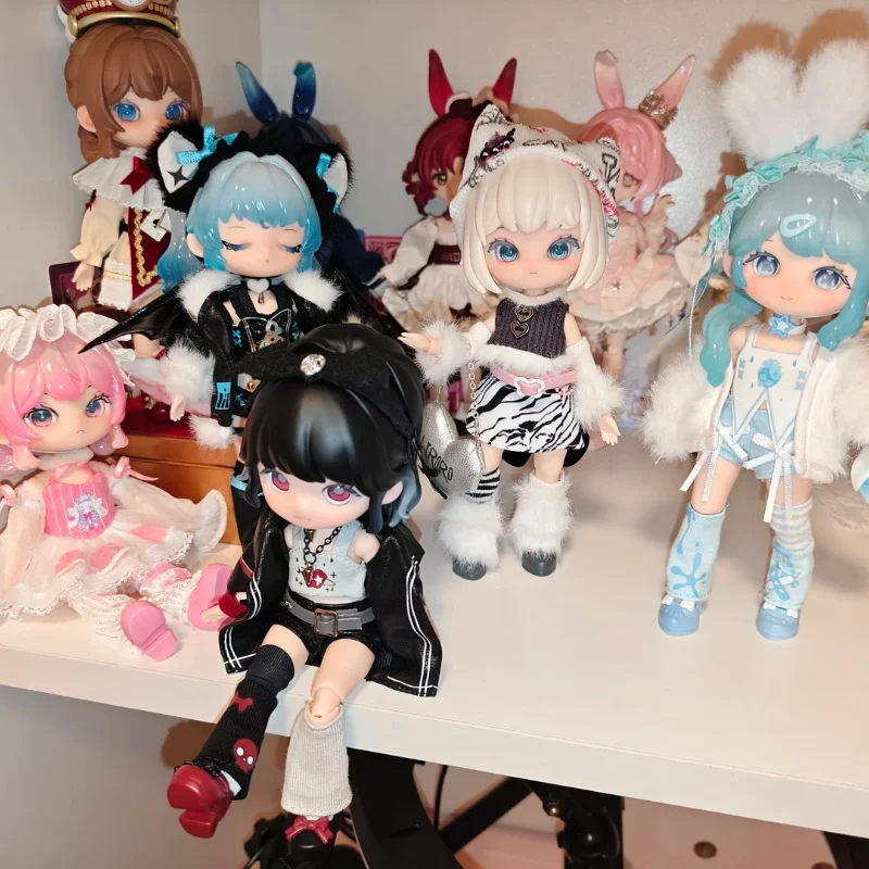 

Оригинальный Simontoys Liroro V2.5 Binary Sweetheart Series 1/12 Bjd Blind Box Mystery Anime Action Figure Kawaii Model Girls Gift