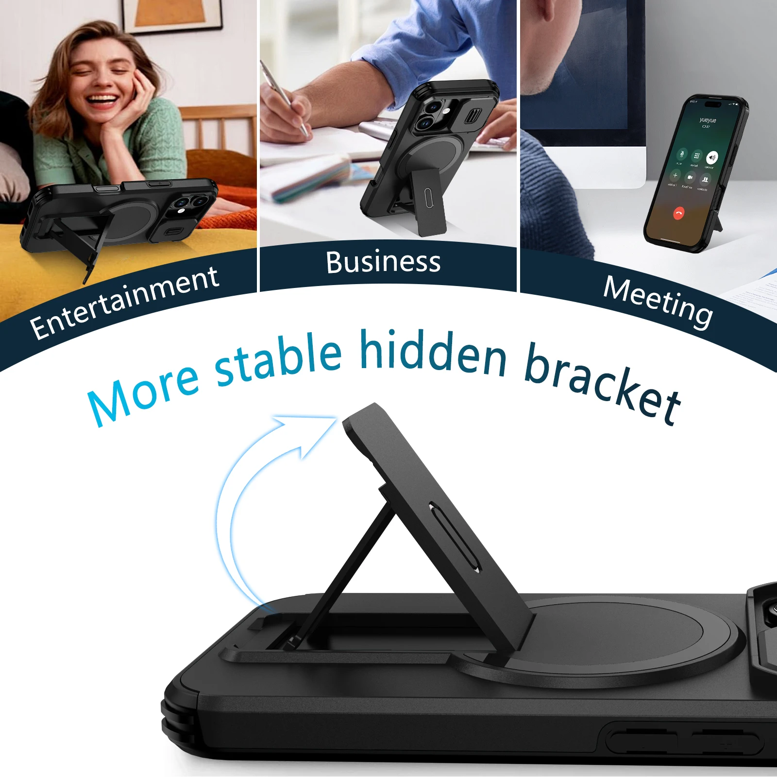 حافظة حماية للعدسات المقاومة للصدمات لهاتف آيفون 17 برو ماكس اير 15 16 16e 14 Plus 12 13 Pro Iphone17 غطاء صلب #4