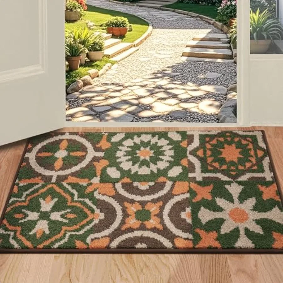 

Dirt Trapper Door Mat 24 x 36 NonSlip Entryway Rugs Washable Floor Mat Stain Resistant and Absorbent Welcome Mat for Front Back