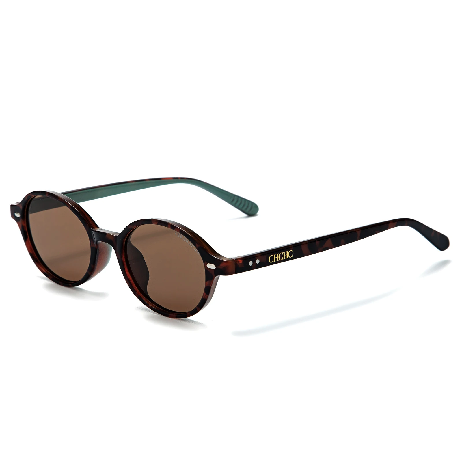 نظارات شمسية دائرية عتيقة 2025 إطار TR خفيف حماية من الأشعة فوق البنفسجية عدسات TAC للارتداء اليومي والسفر