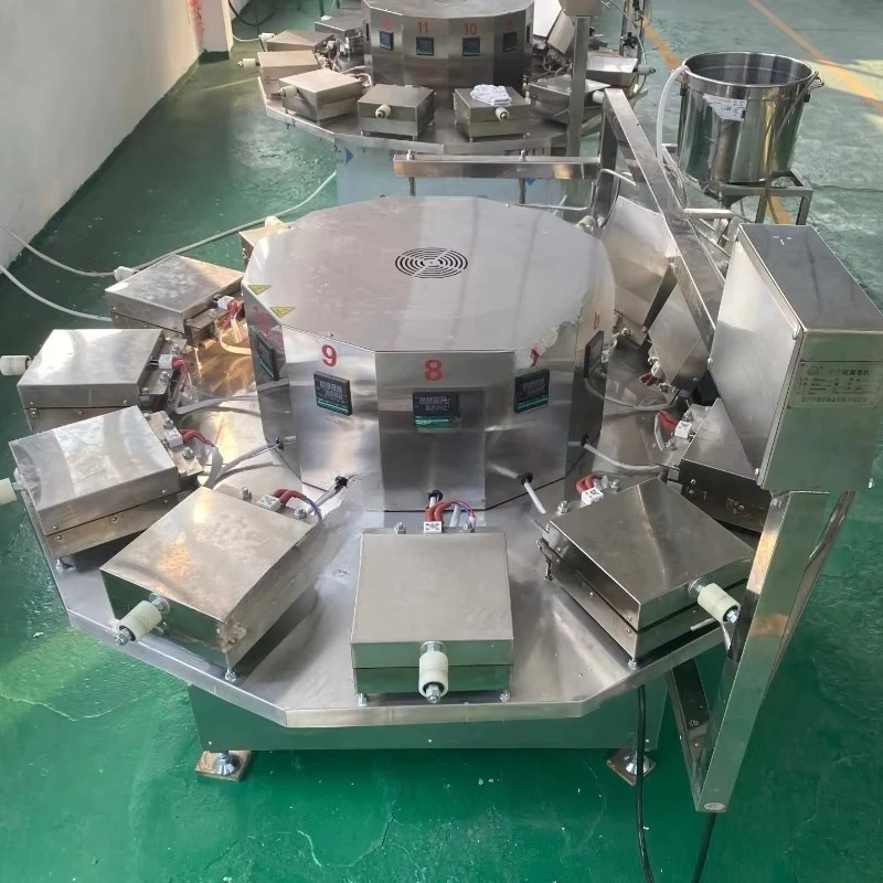 Customized Commercial Crepe Making Machine Small Scale Crispy Waffle Egg Roll and Ice Cream Cone Production Line