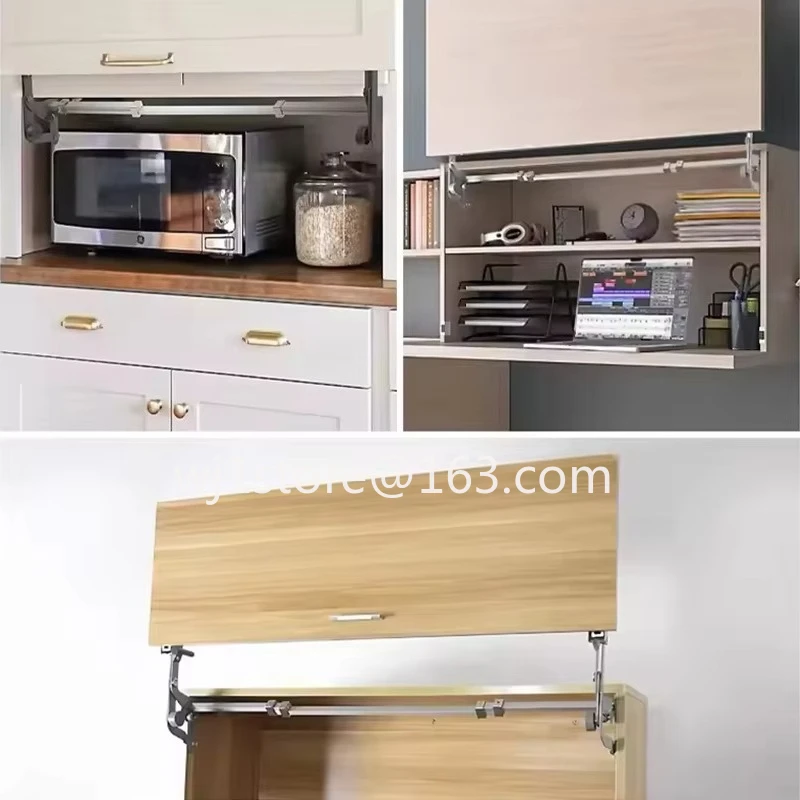 Hydraulic Support Lifting Accessories Folding Flap Kitchen Cabinet System Swing Support Rod Parallel Vertical Lifter