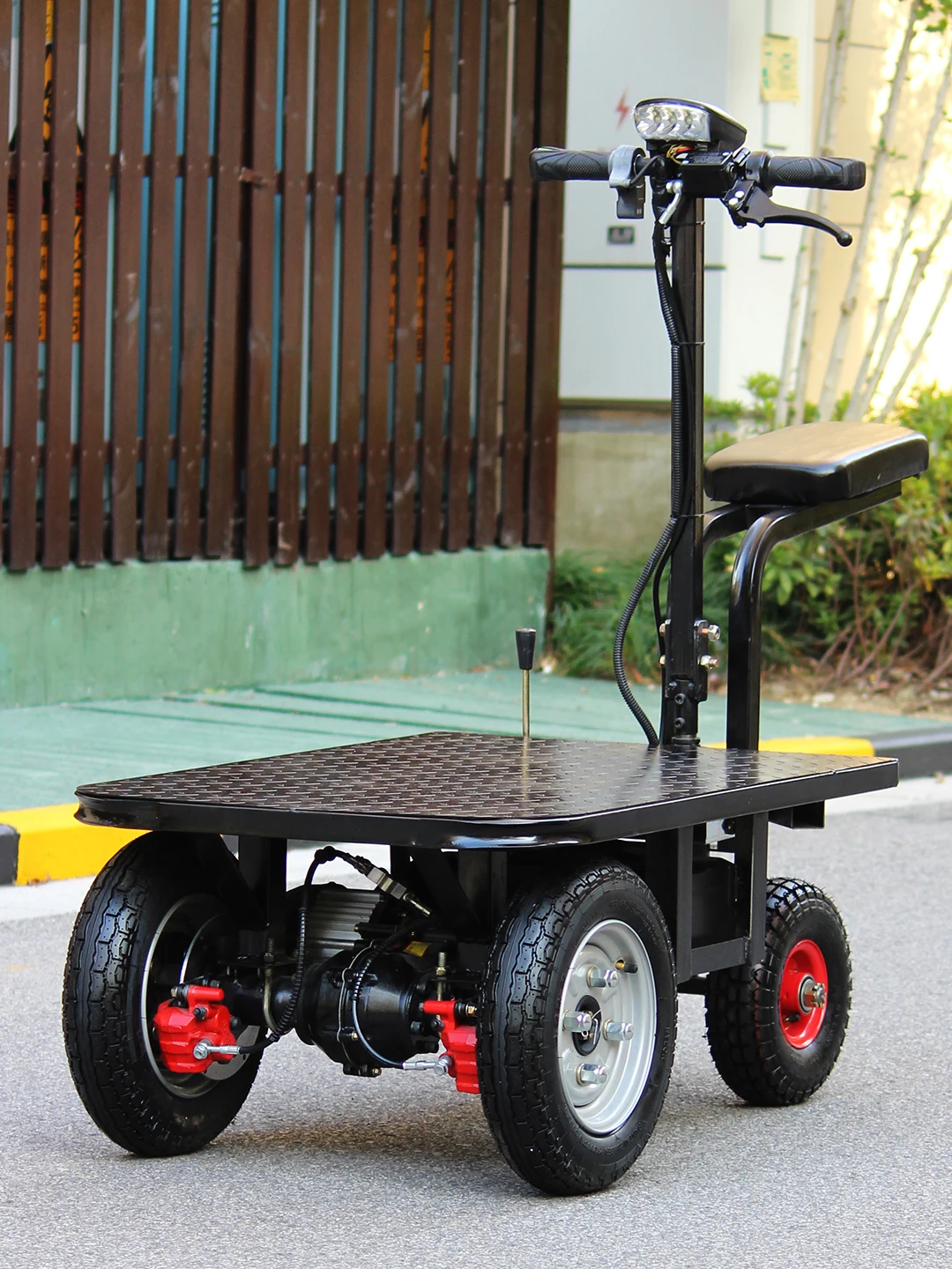 CX Reverse Donkey Electric Flat Truck Tricycle Construction Site Pull Cement Sand Tiger Cart