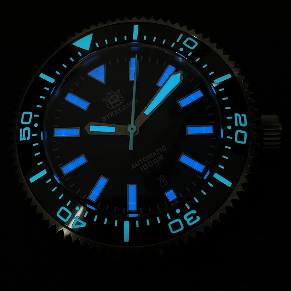 STEELDIVE SD1976 Dive Watch Double Sapphire Super Luminous Japan NH35 Movement 1000M Waterproof Men's Diving Wristwatch