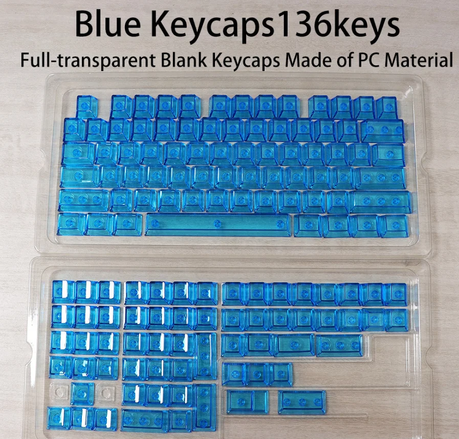 [Manufacturer wholesale] Full-transparency PC material ice crystal special adjustment  high-transparency transparent crystal key