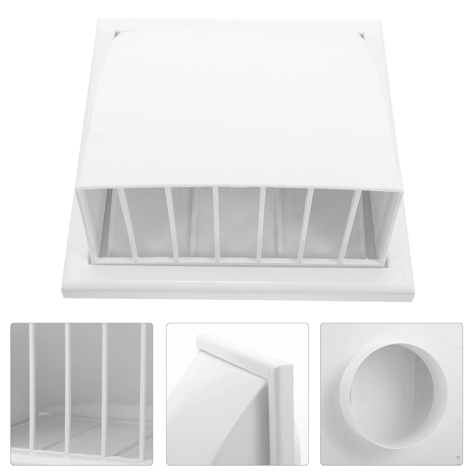 Osłona odpowietrznika suszarki na zewnątrz do systemu wentylacji ścian domu, odporna na myszy, osłona odpowietrznika suszarki na dach, łatwa instalacja.