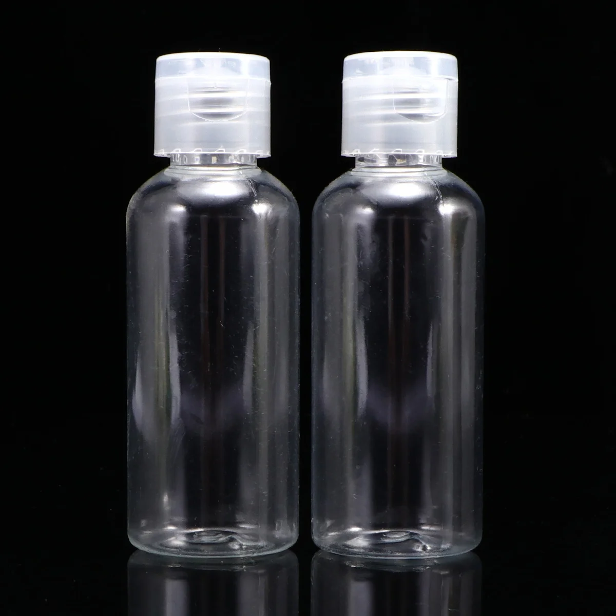 20 garrafas plásticas portáteis da loção dos pces 60ml dispensador vazio recarregável compacto leve para atividades ao ar livre de acampamento de viagem