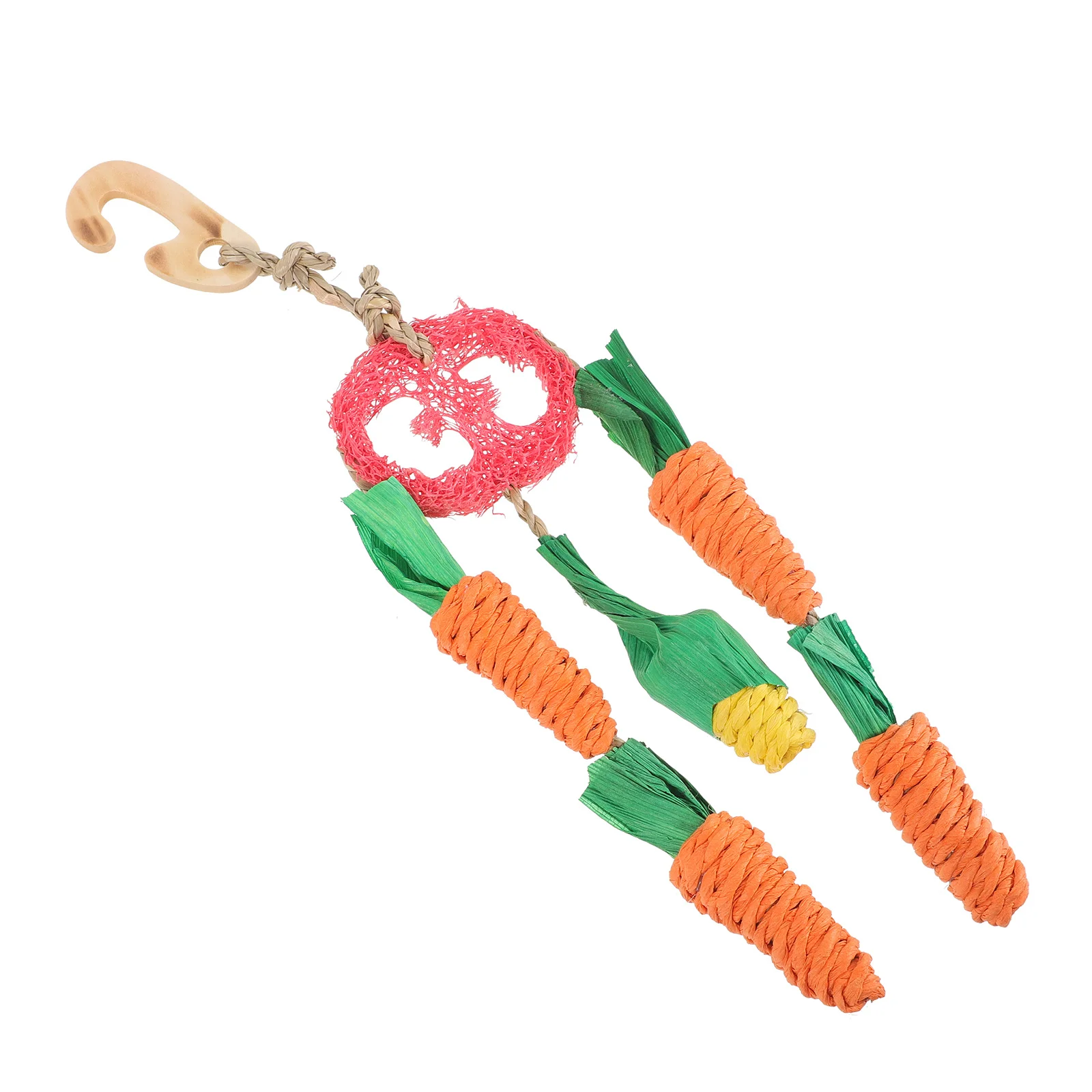

Carrot Chewing String Rabbit Small Pet Hamster Guinea Pig Chewing Plaything Cage Comfort Molar Chew Accessory Rabbit Chew Toys