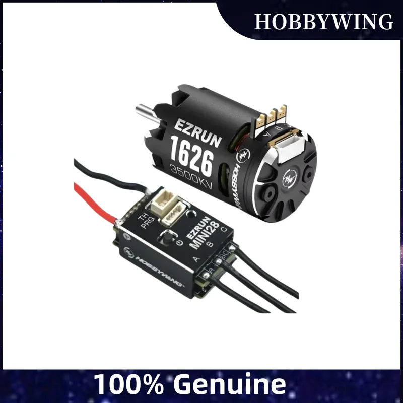 

Hobbywing EZRUN 1626 SD 3500/5000/6500KV бесщеточный двигатель с датчиком и регулятором скорости MINI28 30A для гоночного/дрифта 1/28 GL