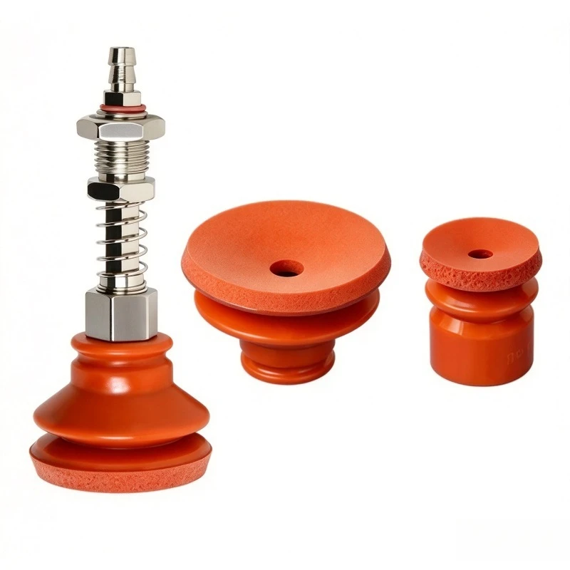 for Robot Red Sponge Traceless Vacuum Suction Cup Industrial Pneumatic D2- 10/15/20/25/30/35/40/50