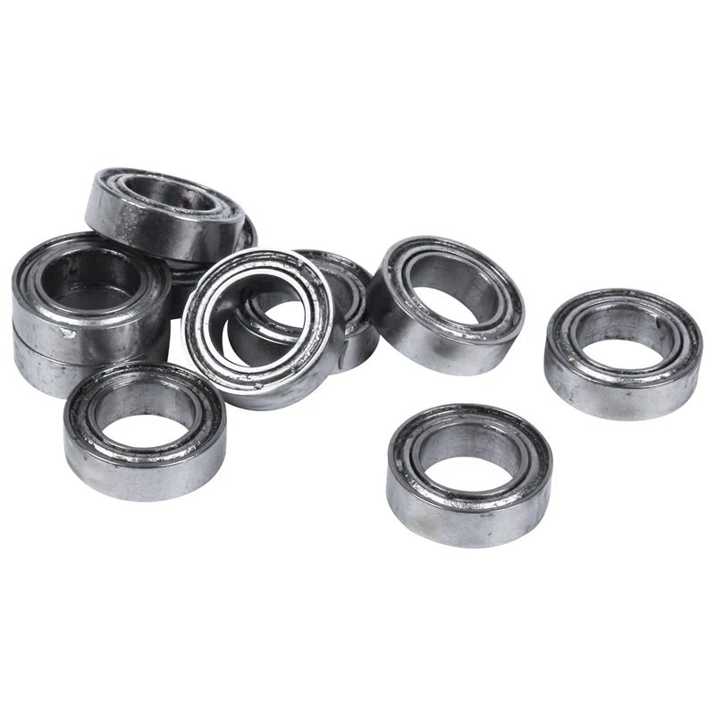 10Pcs Miniature Sealed Metal Shielded Metric Radial Ball Bearing Model: MR106-ZZ 6X10x3mm & 10Pcs MR74-ZZ 4X7x2.5Mm